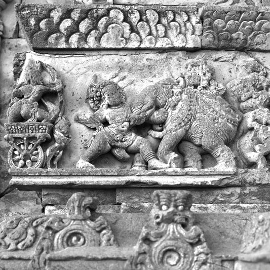 Hampi - Stories Carved in stone (with Frame)