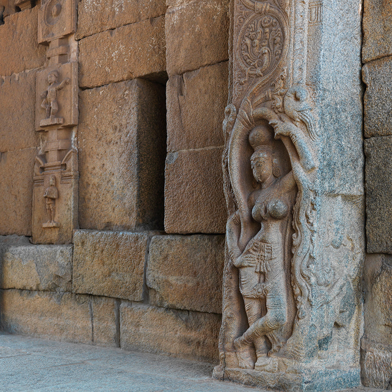 Hampi - Shalbhanjika (Lady Sculpture) 13th Century (with Frame)