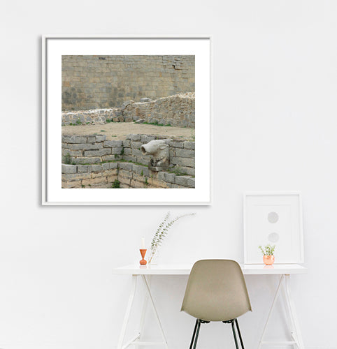 Hampi - Gomukha in Pushkarini (with Frame)