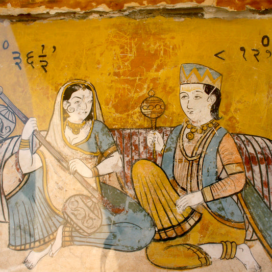 Rajasthan - Painting at Jantar Mantar Jaipur (with Frame)
