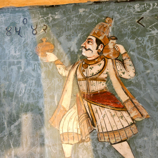 Rajasthan - Painting at Jantar Mantar Jaipur (with Frame)