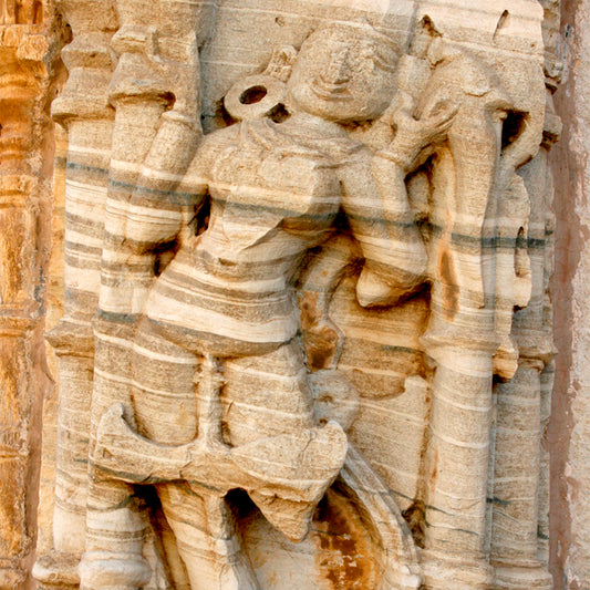Stone carving, lady sculpture, rajasthan