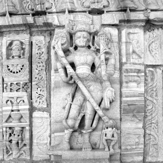 Stone carved sculpture, indian, heritage, art, culture, BW, black and white,