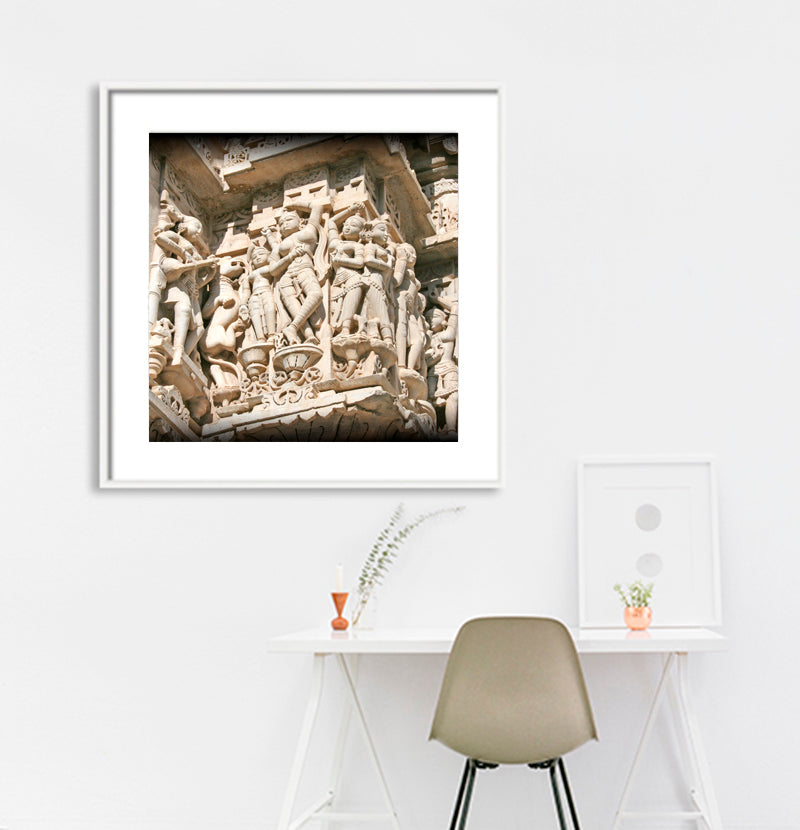 Rajasthan - Temple Sculpture (with Frame)