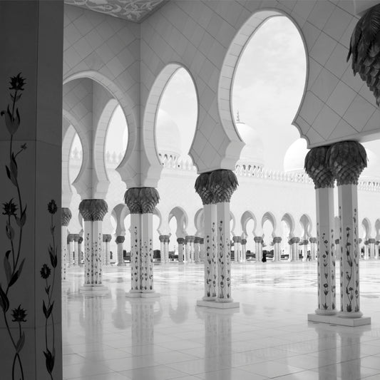 Copy of Dubai - Abu Dhabi Mosque (with Frame)