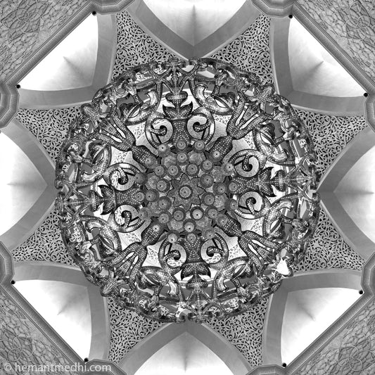 Dubai - Abu Dhabi - Sheikh Zayed Mosque Chandelier (with Frame)