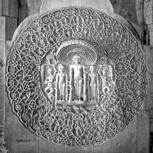 Rajasthan - Ranakpur Inside Sculpture (with Frame)