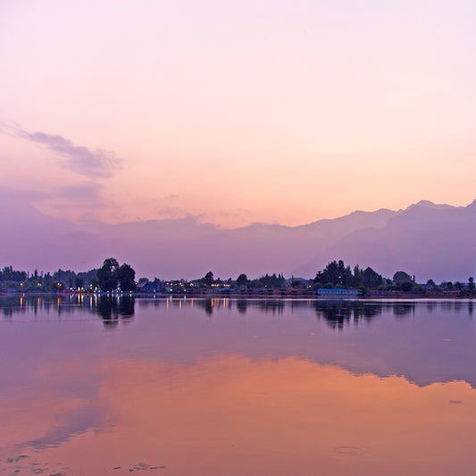 Ladakh - Srinagar Nagina Lake Sunrise (with Frame)