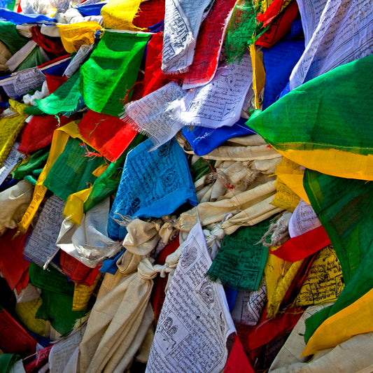 Ladakh - Ladakh Prayer Flags (with Frame)