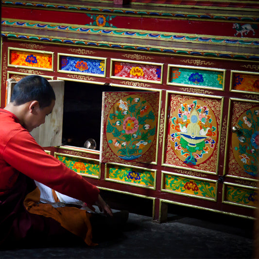 Ladakh - Thiksey Monastery (with Frame)