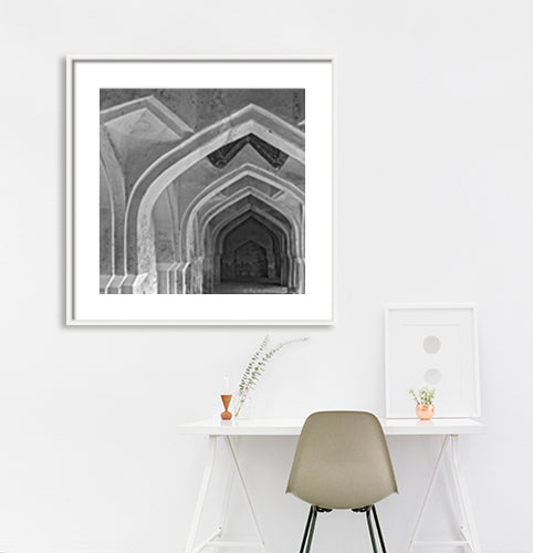 Queens Bath at Hampi, a World Heritage Site situated in Karnataka, India. (0157) This is located at Mahanavmi Dibba, Hampi. Indian Heritage, Art and Culture. Fine Art Photography on Canvas Printing Indian Temples Fine Art Culture Carving Stone Black and White black&white B&W World Heritage Site BW Hampi