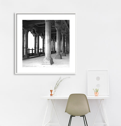 Rajasthan - Amer Fort or Amber Fort is a fort located in Amer, Rajasthan, India. Rajasthan (_MG_4409 Rajasthan) Inside view of Amer Fort or Amber Fort is a fort located in Amer, Rajasthan, India. This Fine Art Photograph is printed on Canvas.