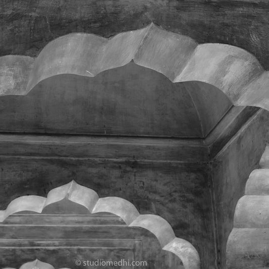 Rajasthan - Arch Inside Amer Fort, Rajasthan, India. Rajasthan (_MG_4468 Rajasthan) Arch Inside Amer Fort, Rajasthan, India. This Fine Art Photograph is printed on Canvas.