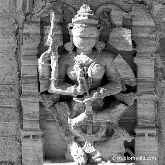 Rajasthan - Goddess Carved in Stone. (_MG_4693 Rajasthan) Goddess Carved in Stone. This Fine Art Photograph is printed on Canvas.Rajasthan - Goddess Carved in Stone. (_MG_4693 Rajasthan) Goddess Carved in Stone. This Fine Art Photograph is printed on Canvas.
