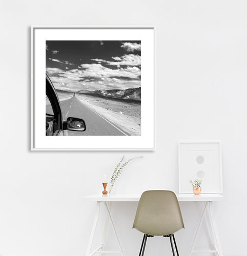 Kargil Leh Road. Ladakh is most famous for breathtaking landscapes, the crystal clear skies, the highest mountain passes, thrilling adventure activities, Buddhist Monasteries and festivals. (_MG_5760 Ladakh) This Fine Art Photograph is printed on Canvas.