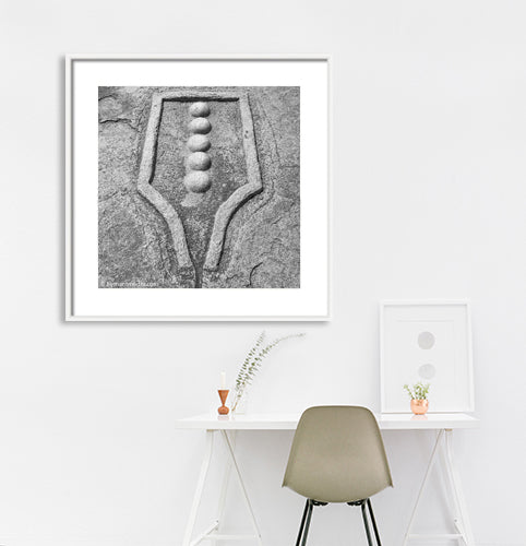 Shiv Ling on Hemkuta Hill, Hampi. (_MG_6861 Hampi) A Unesco World Heritage Site situated in Karnataka, India. Indian Heritage, Art and Culture. Fine Art Photography on Canvas Printing Indian Temples Fine Art Culture Carving Stone Black and White black&white B&W World Heritage Site BW Hampi