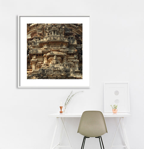 Hampi - Temple Gopura. 13th Century (with Frame)