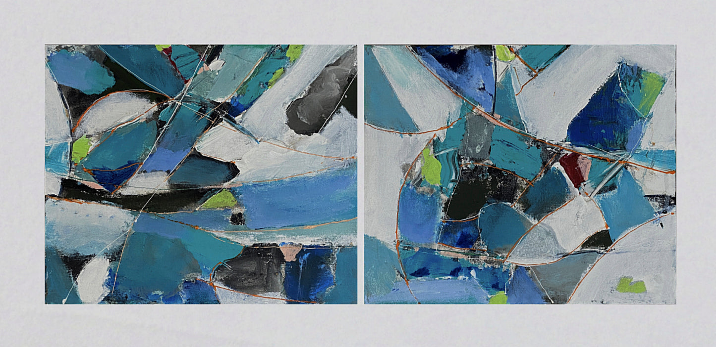 Abstract Paintings by Artist Sharad Tarde