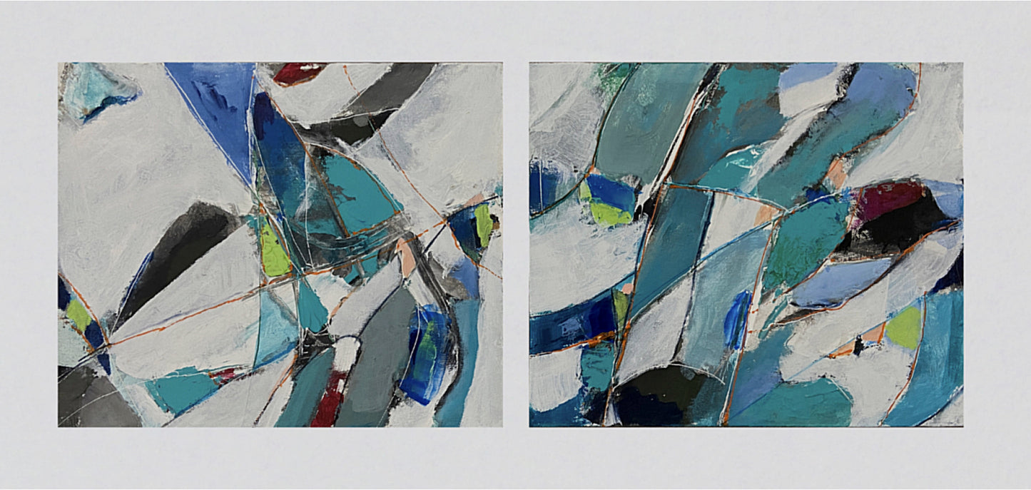 Abstract Paintings by Artist Sharad Tarde