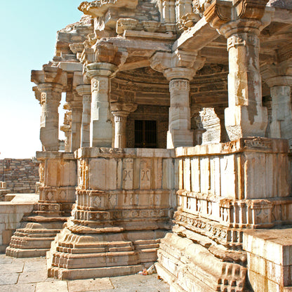 Indian Temple, Rajasthan Temple, Indian Heritage, Art, Culture, Fine Art Canvas Prints,