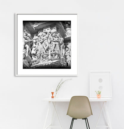 Rajasthan - Temple Sculpture (with Frame)