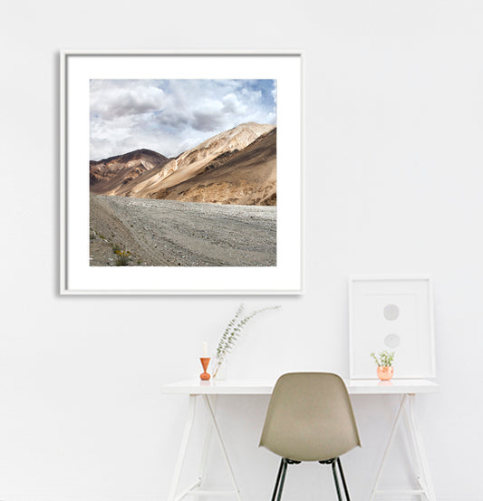 Ladakh - Khardungla Peaks (with Frame)
