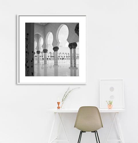 Dubai - Abu Dhabi Mosque (with Frame)