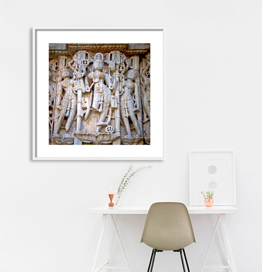 Rajasthan - Temple Sculpture (with Frame)