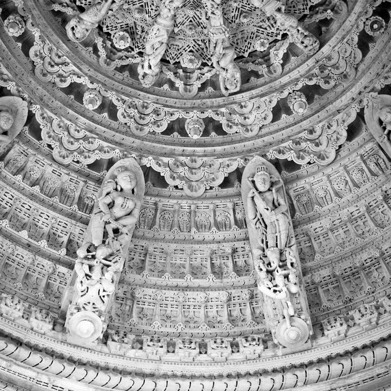 Rajasthan - Ranakpur Temple Celling (with Frame)