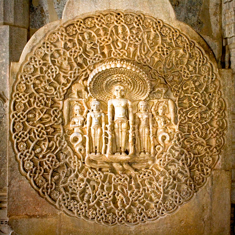Rajasthan - Ranakpur Inside Sculpture (with Frame)
