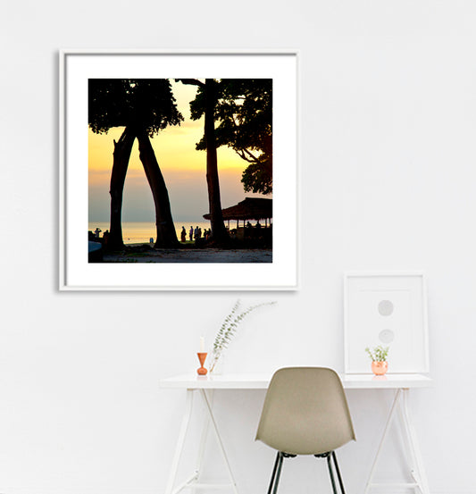 Andaman - Radhanagar Beach Sunset (with Frame)