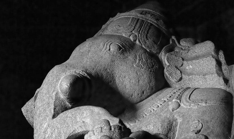Load video: Hampi - The Enigmatic Stone Carved Kadalukalu Ganesha of Hamp